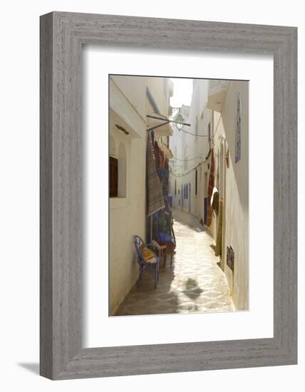 Shop in an Alley, Asilah, Atlantic Coast, Morocco, North Africa, Africa-Simon Montgomery-Framed Photographic Print