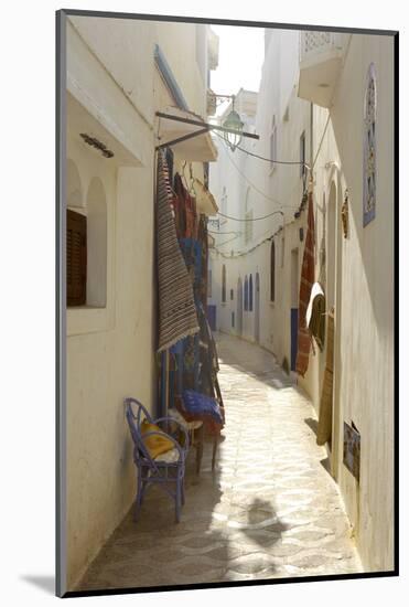 Shop in an Alley, Asilah, Atlantic Coast, Morocco, North Africa, Africa-Simon Montgomery-Mounted Photographic Print