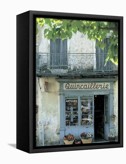 Shop in Sault, Provence, France-Peter Adams-Framed Premier Image Canvas