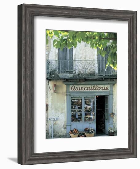 Shop in Sault, Provence, France-Peter Adams-Framed Photographic Print