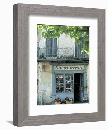 Shop in Sault, Provence, France-Peter Adams-Framed Photographic Print