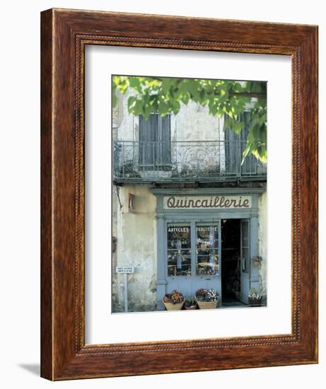 Shop in Sault, Provence, France-Peter Adams-Framed Photographic Print