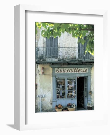 Shop in Sault, Provence, France-Peter Adams-Framed Photographic Print