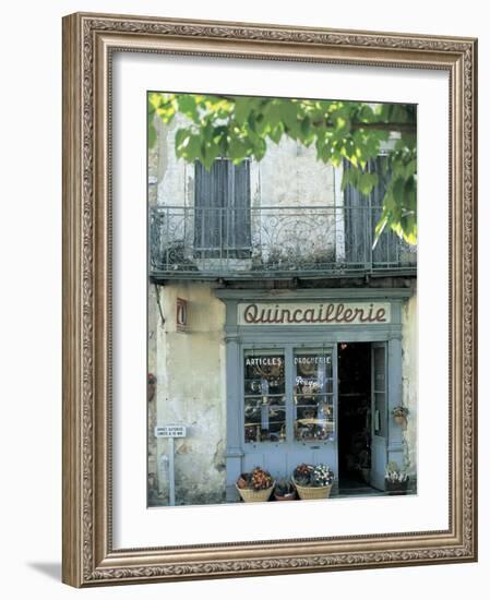 Shop in Sault, Provence, France-Peter Adams-Framed Photographic Print