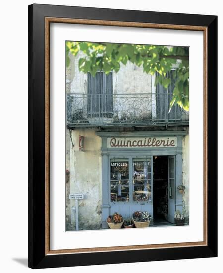 Shop in Sault, Provence, France-Peter Adams-Framed Photographic Print