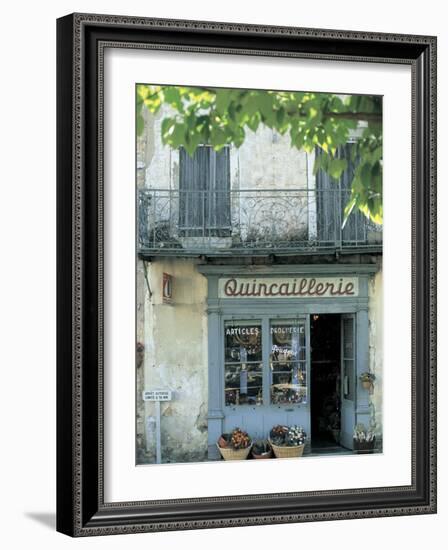 Shop in Sault, Provence, France-Peter Adams-Framed Photographic Print