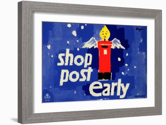 Shop Post Early-Hans Unger-Framed Art Print