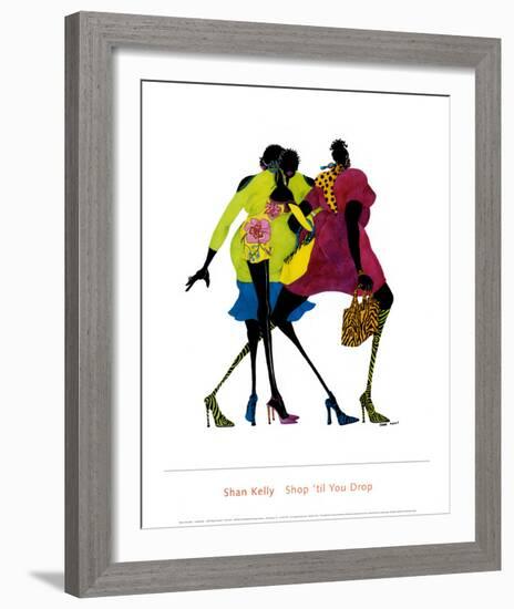 Shop 'til You Drop-Shan Kelly-Framed Art Print