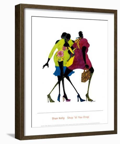 Shop 'til You Drop-Shan Kelly-Framed Art Print