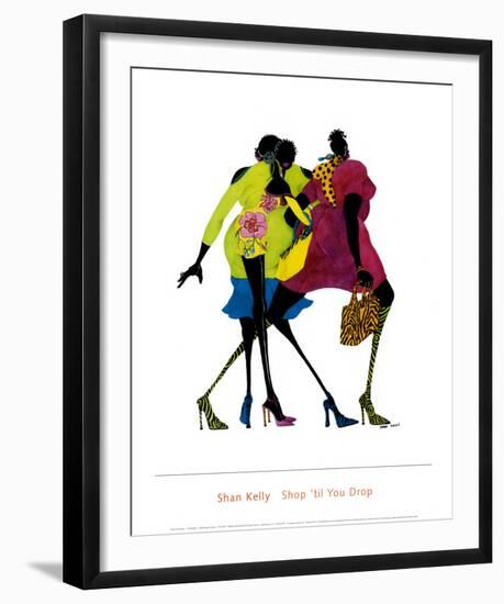 Shop 'til You Drop-Shan Kelly-Framed Art Print