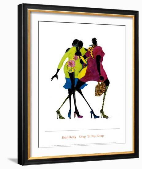 Shop 'til You Drop-Shan Kelly-Framed Art Print