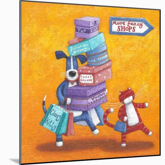 Shop Till He Drops-Peter Adderley-Mounted Art Print