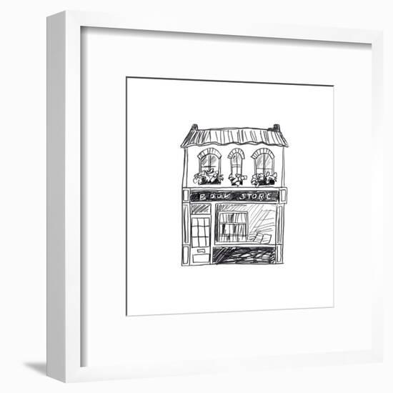 Shopfront Sketches I-June Vess-Framed Art Print