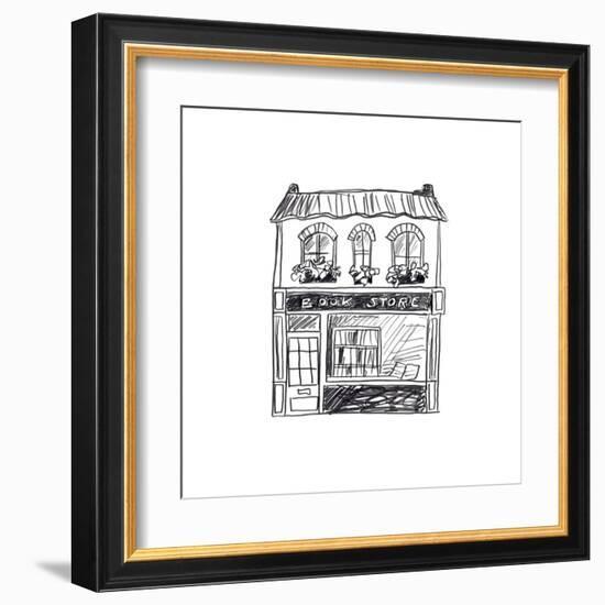 Shopfront Sketches I-June Vess-Framed Art Print