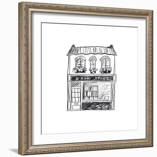 Shopfront Sketches I-June Vess-Framed Art Print