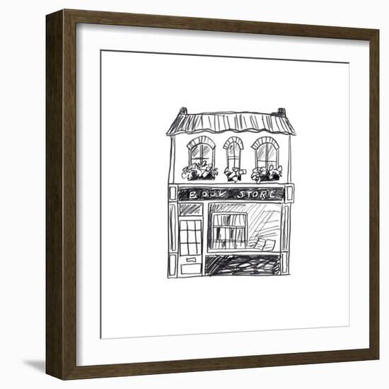 Shopfront Sketches I-June Vess-Framed Art Print