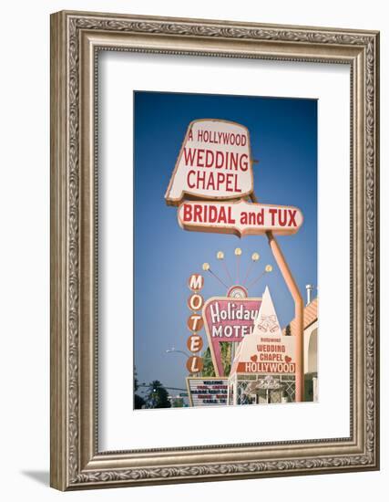 Shopfronts, Downtown Las Vegas, Nevada, United States of America, North America-Ben Pipe-Framed Photographic Print