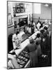 Shoppers at Butcher Counter in A&P Grocery Store-Alfred Eisenstaedt-Mounted Photographic Print
