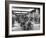 Shoppers in the Women's Coat Dept. of Saks Fifth Ave. Department Store-Alfred Eisenstaedt-Framed Photographic Print