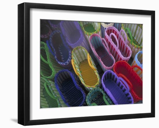 Shopping Bags near Palacio de Gobierno, Oaxaca, Mexico-Judith Haden-Framed Photographic Print