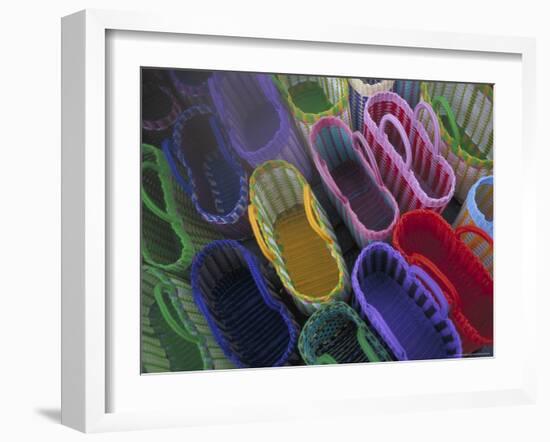 Shopping Bags near Palacio de Gobierno, Oaxaca, Mexico-Judith Haden-Framed Photographic Print