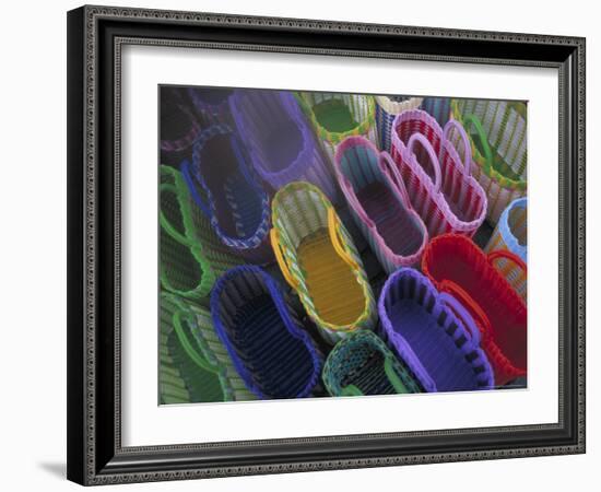 Shopping Bags near Palacio de Gobierno, Oaxaca, Mexico-Judith Haden-Framed Photographic Print