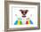 Shopping Dog-Javier Brosch-Framed Photographic Print