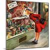 "Shopping for Mother's Day," May 10, 1947-Constantin Alajalov-Mounted Giclee Print