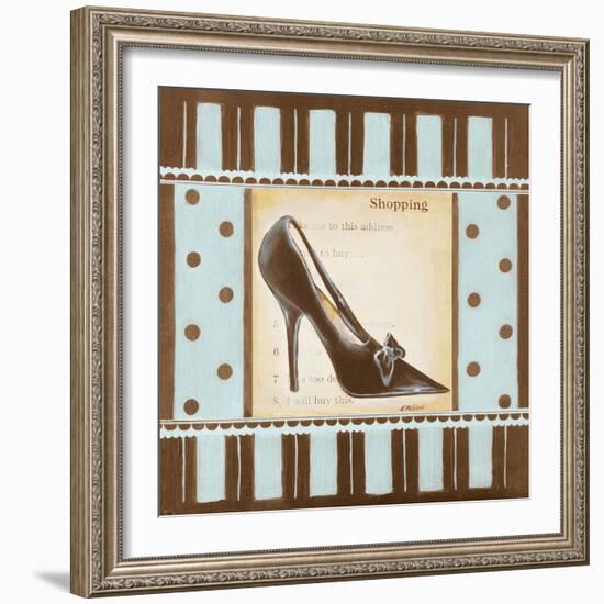 Shopping I-Kimberly Poloson-Framed Art Print