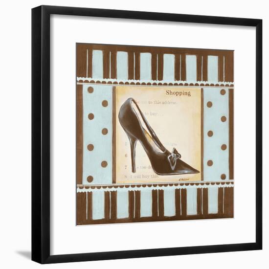 Shopping I-Kimberly Poloson-Framed Art Print