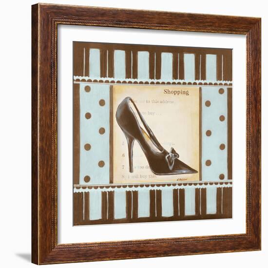 Shopping I-Kimberly Poloson-Framed Art Print