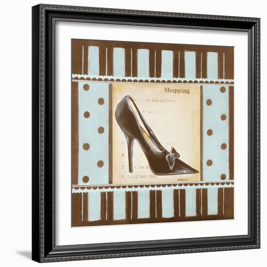 Shopping I-Kimberly Poloson-Framed Art Print