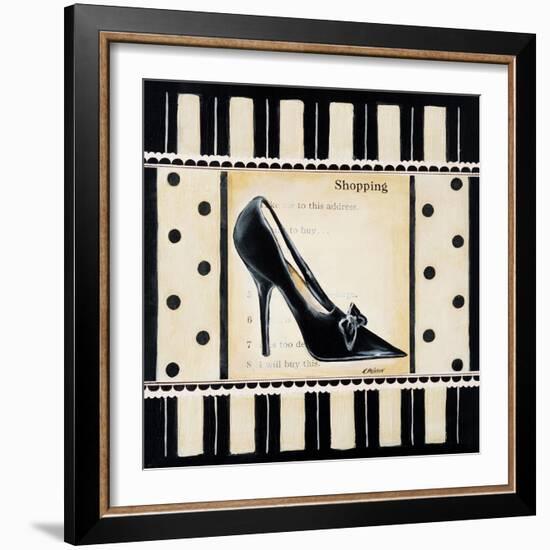 Shopping I-Kimberly Poloson-Framed Art Print