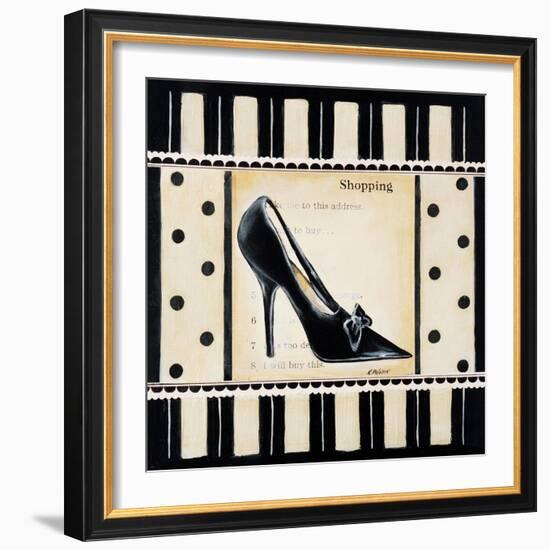 Shopping I-Kimberly Poloson-Framed Art Print