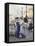 Shopping in Paris-Basile Lemeunier-Framed Premier Image Canvas