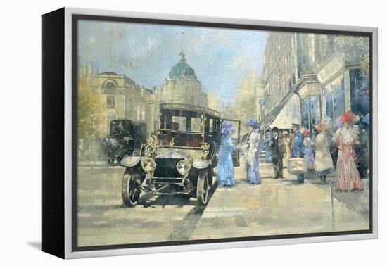 Shopping in Style-Peter Miller-Framed Premier Image Canvas