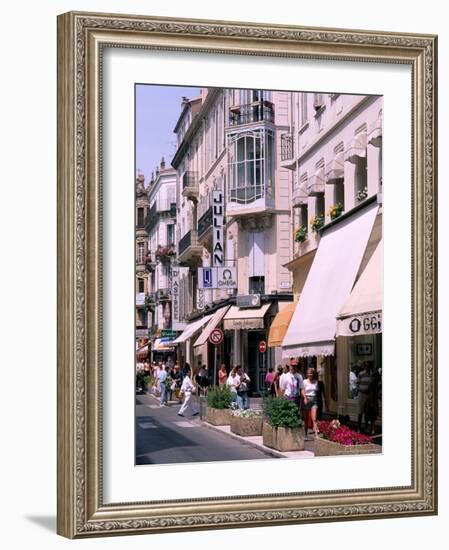 Shopping Scenic, Cannes, France-Bill Bachmann-Framed Photographic Print