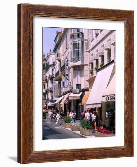 Shopping Scenic, Cannes, France-Bill Bachmann-Framed Photographic Print