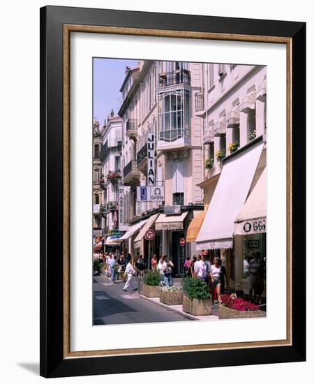 Shopping Scenic, Cannes, France-Bill Bachmann-Framed Photographic Print