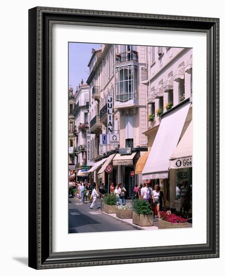 Shopping Scenic, Cannes, France-Bill Bachmann-Framed Photographic Print