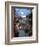 Shopping Street at Dusk, Bellagio, Lake Como, Lombardy, Italy, Europe-Frank Fell-Framed Photographic Print