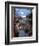 Shopping Street at Dusk, Bellagio, Lake Como, Lombardy, Italy, Europe-Frank Fell-Framed Photographic Print