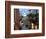 Shopping Street at Dusk, Bellagio, Lake Como, Lombardy, Italy, Europe-Frank Fell-Framed Photographic Print