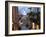 Shopping Street at Dusk, Bellagio, Lake Como, Lombardy, Italy, Europe-Frank Fell-Framed Photographic Print