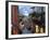 Shopping Street at Dusk, Bellagio, Lake Como, Lombardy, Italy, Europe-Frank Fell-Framed Photographic Print