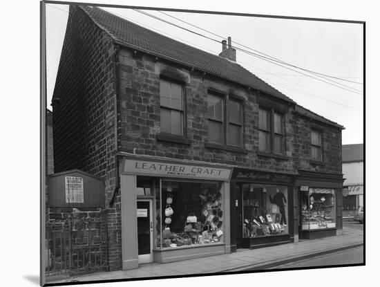 Shops in Bank Street, Mexborough, South Yorkshire, 1963-Michael Walters-Mounted Photographic Print