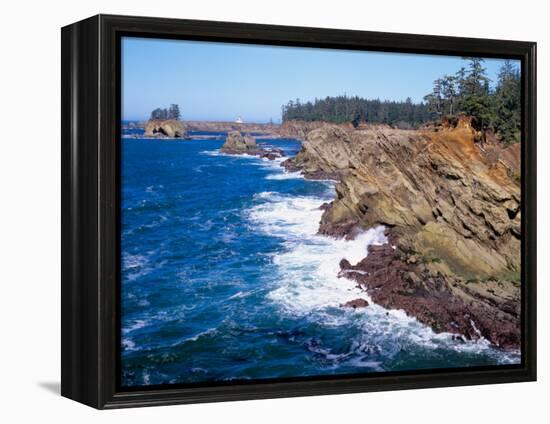 Shore Acres State Park, Oregon Coast, USA-Janis Miglavs-Framed Premier Image Canvas