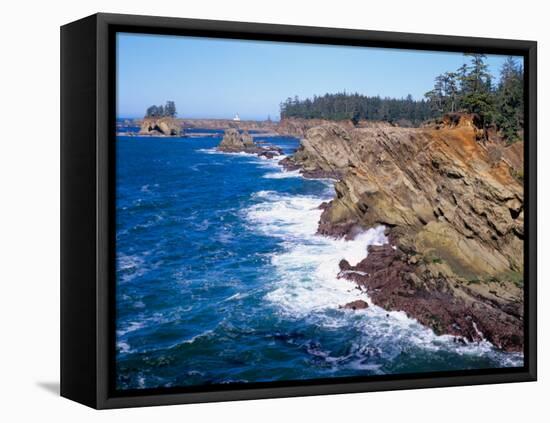 Shore Acres State Park, Oregon Coast, USA-Janis Miglavs-Framed Premier Image Canvas