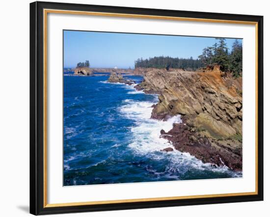 Shore Acres State Park, Oregon Coast, USA-Janis Miglavs-Framed Photographic Print