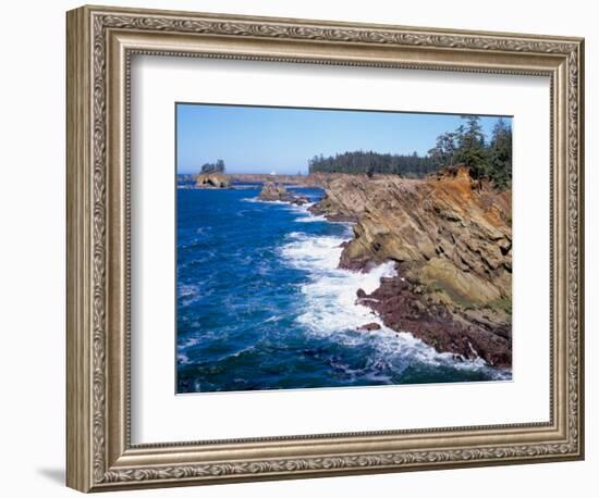 Shore Acres State Park, Oregon Coast, USA-Janis Miglavs-Framed Photographic Print